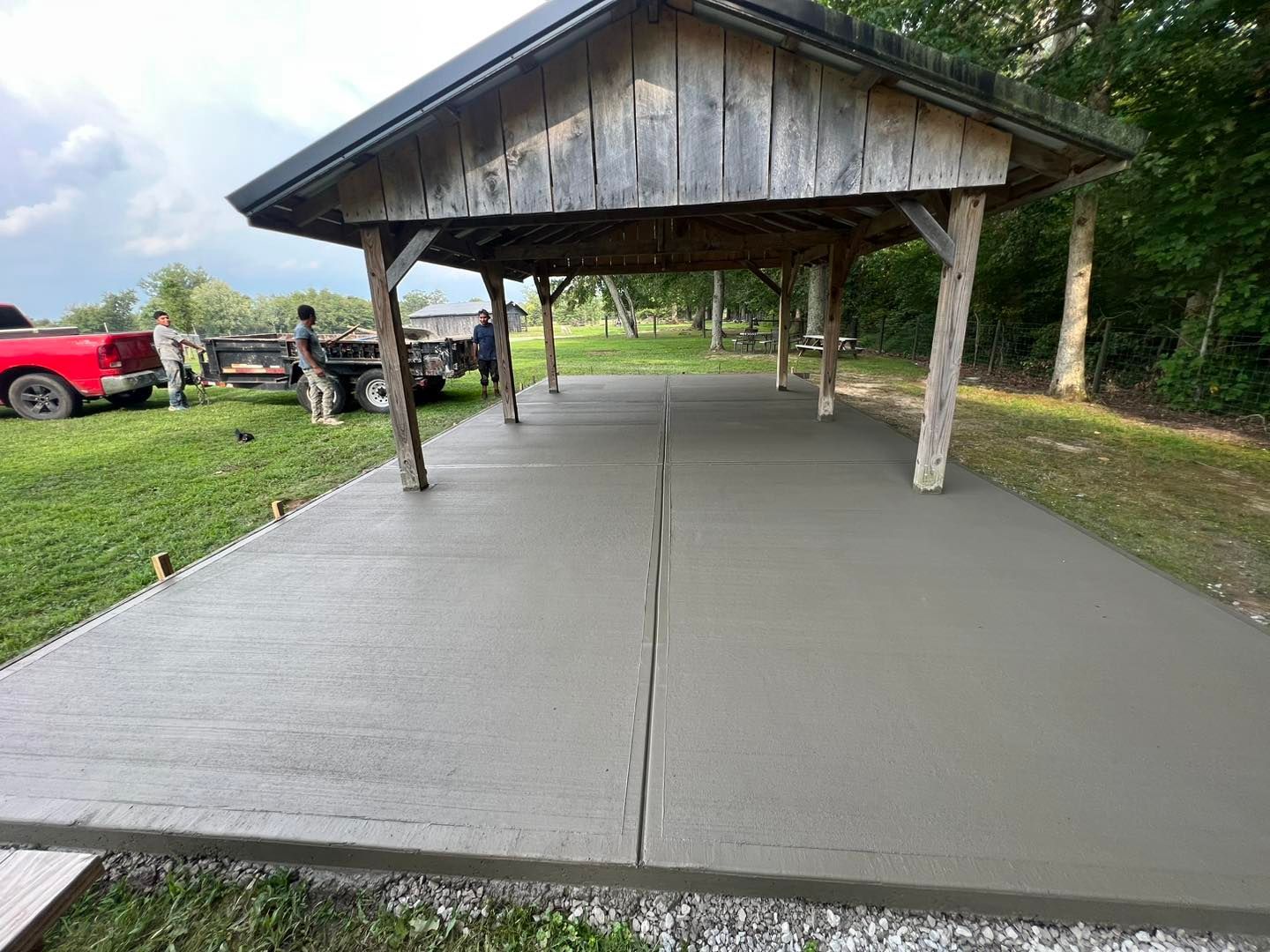 Clean Concrete Edging