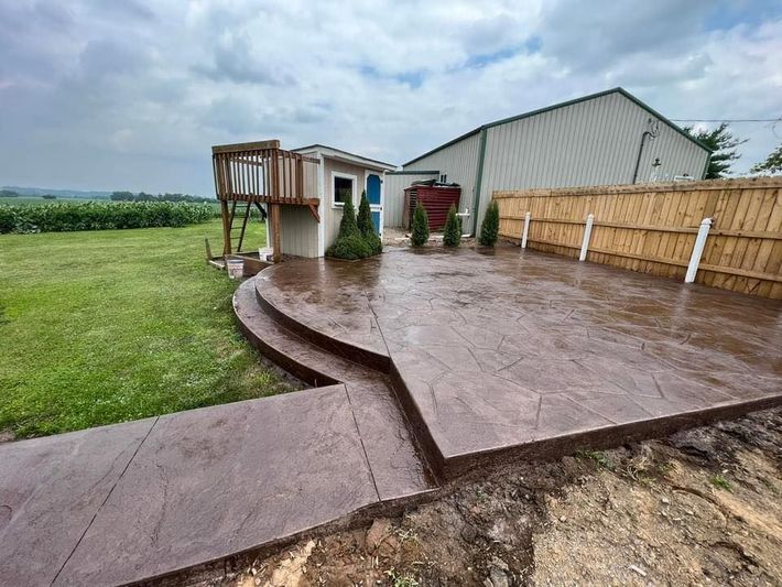 Concrete Patio Installation 