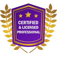 Certified and licensed professionals
