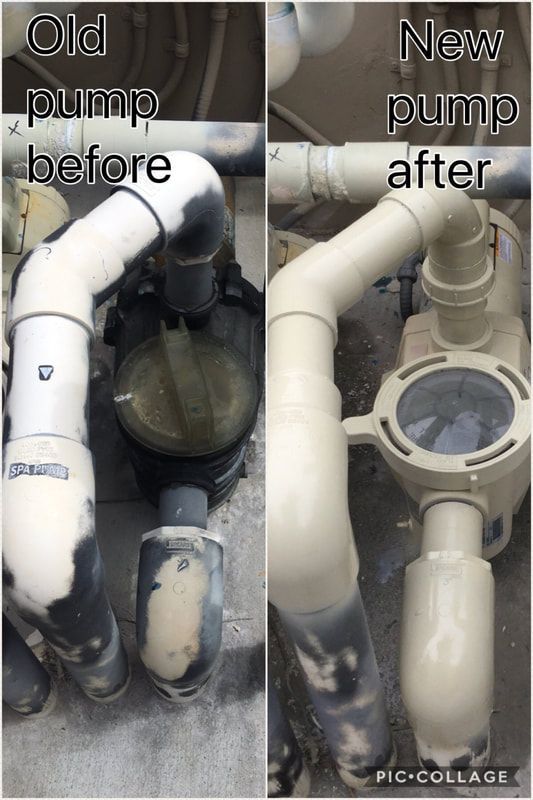 Replacing the old pump and install of new one