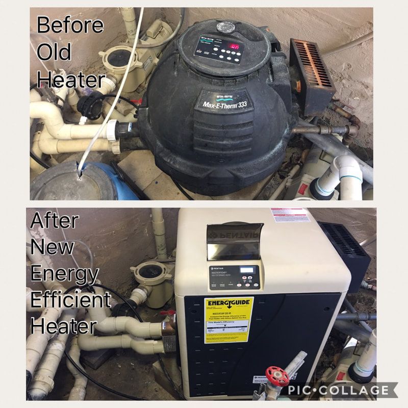 Replacing the old heater and install of new one