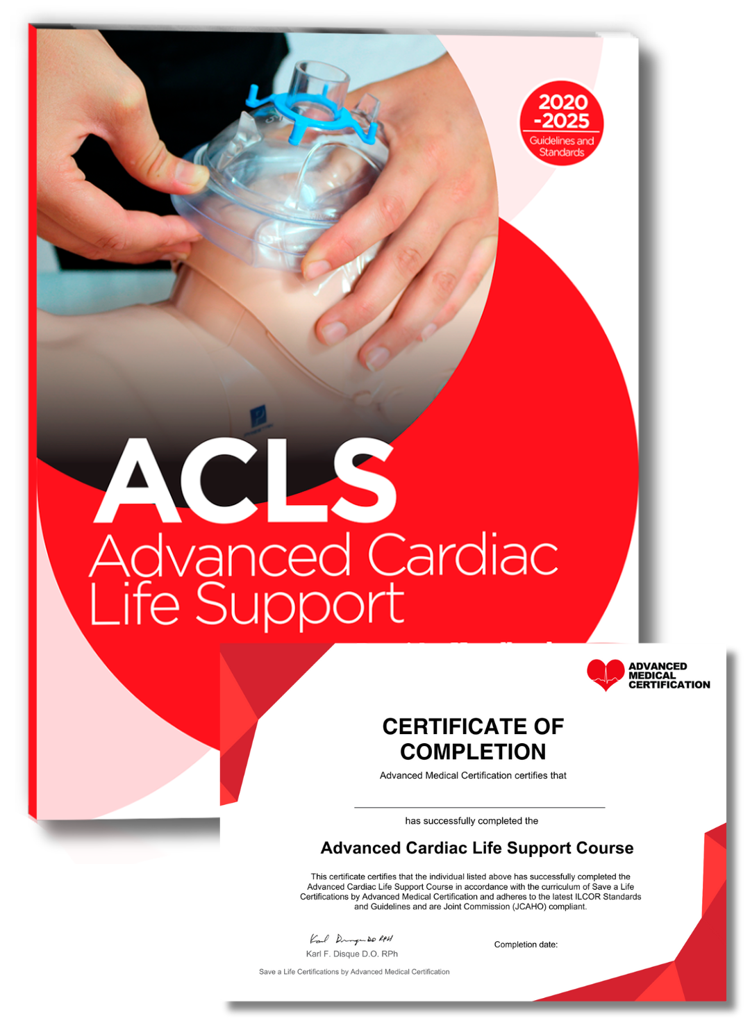 ACLS Advanced Cardiac Life Support certificate