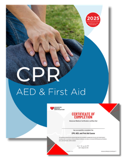 CPR Handbook with Course Completed Certificate