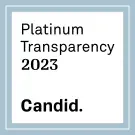 Platinum Transparency 2023 award by Candid.