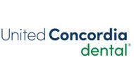 United Concordia Dental logo in blue and green text on a white background