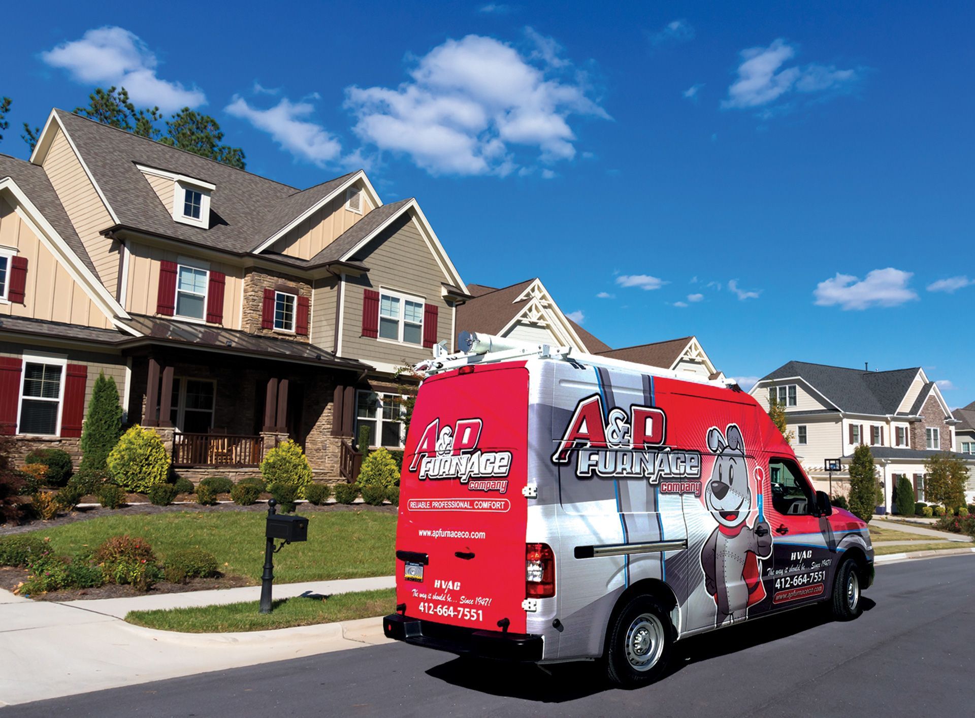 A & P Furnace Van — North Versailles, PA — A & P Furnace Co
