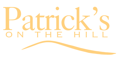 The logo for Patrick 's on the Hill