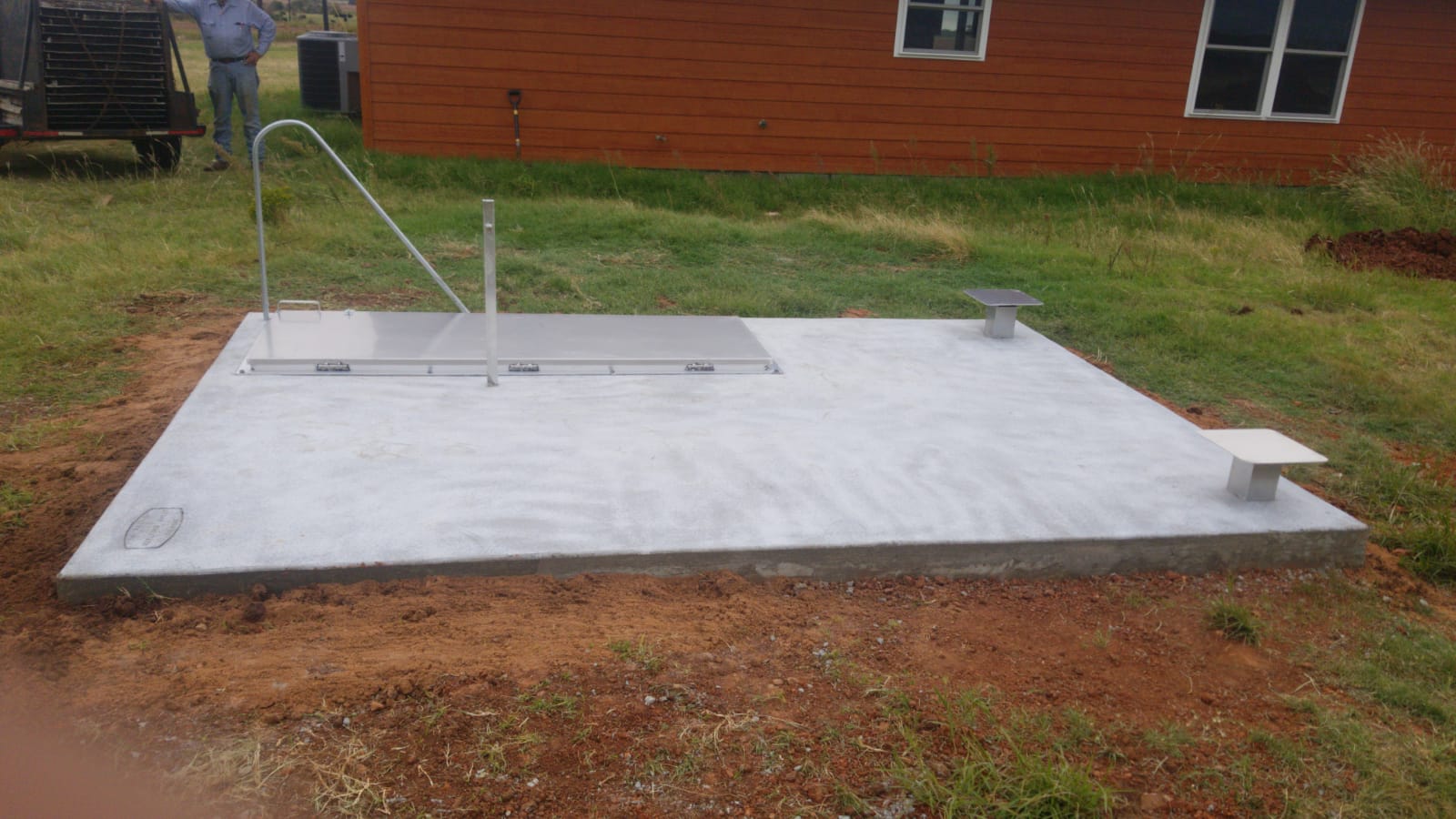 Yard  Shelter — Goltry, OK — Schmidt Storm Shelters