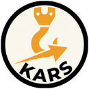 Black-and-orange KARS logo with a stylized arrow and crown inside a circle