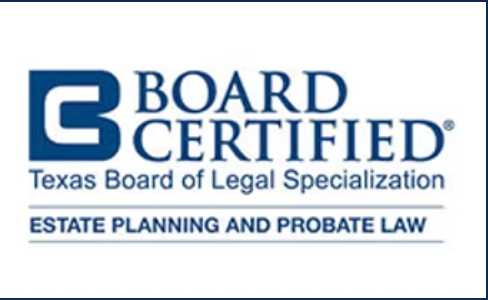 Board Certified Texas Board of Legal Specialization logo for estate planning and probate law