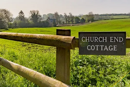 Church End Cottage B&B how to find us