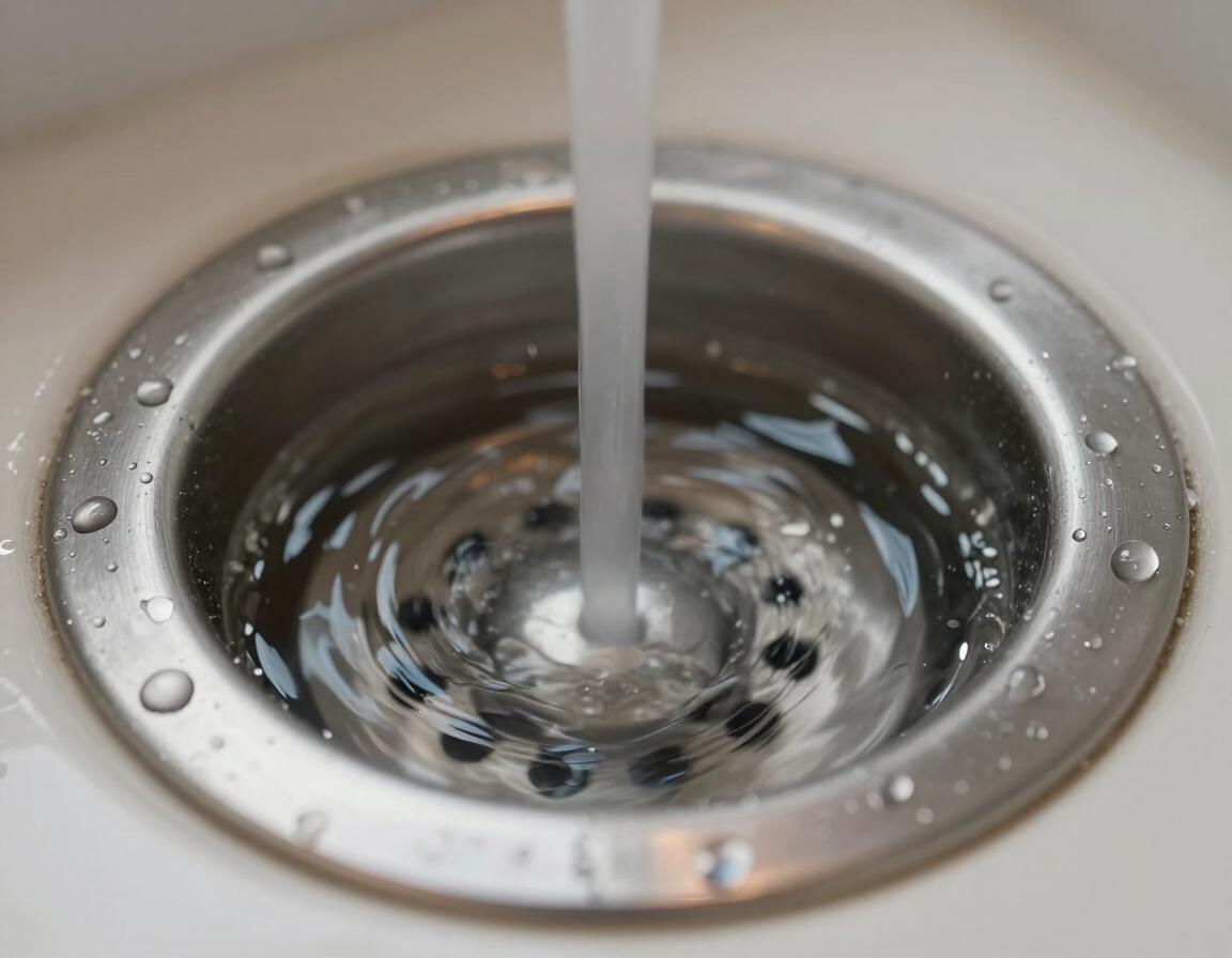Close up of drain