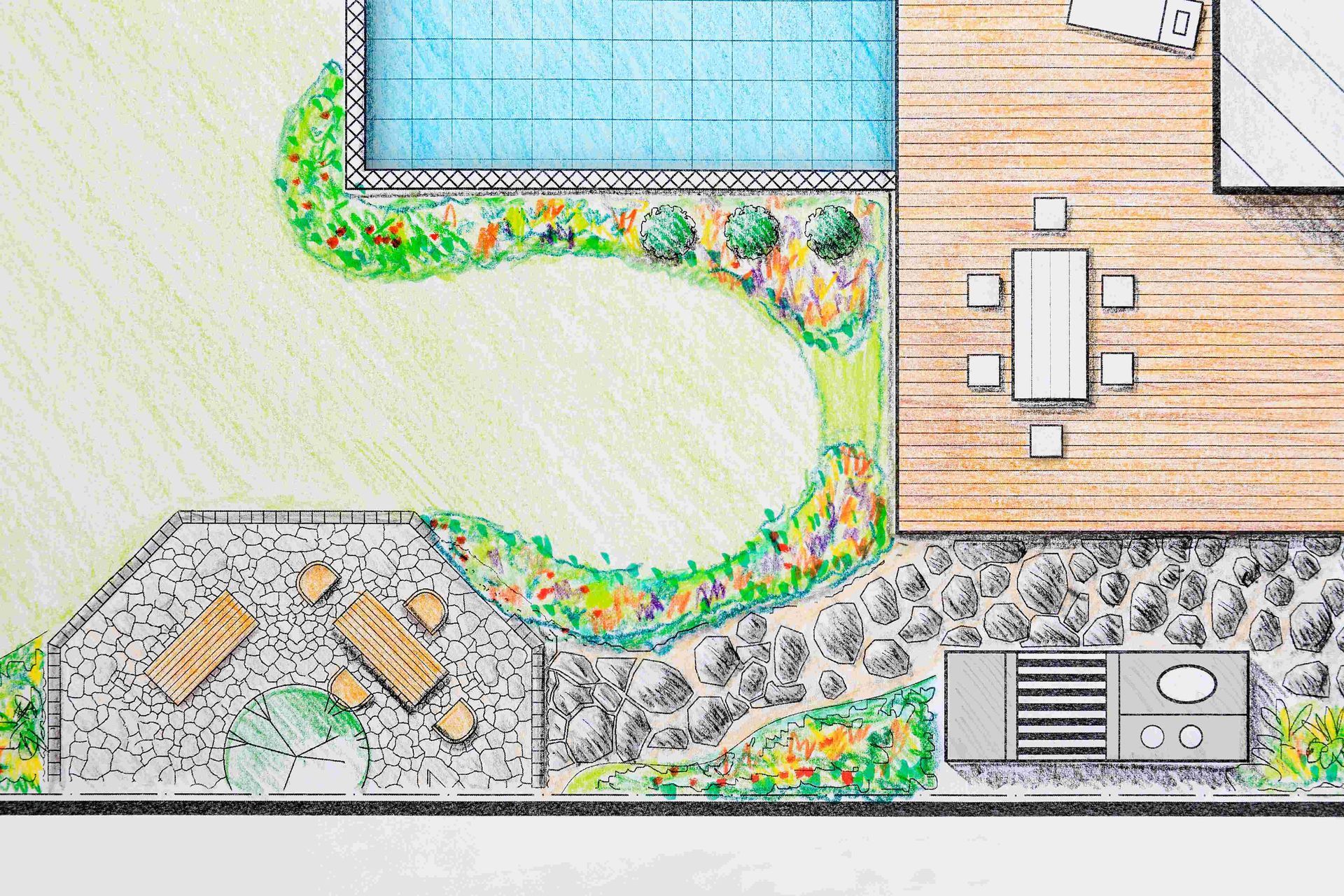 Designing a water feature
