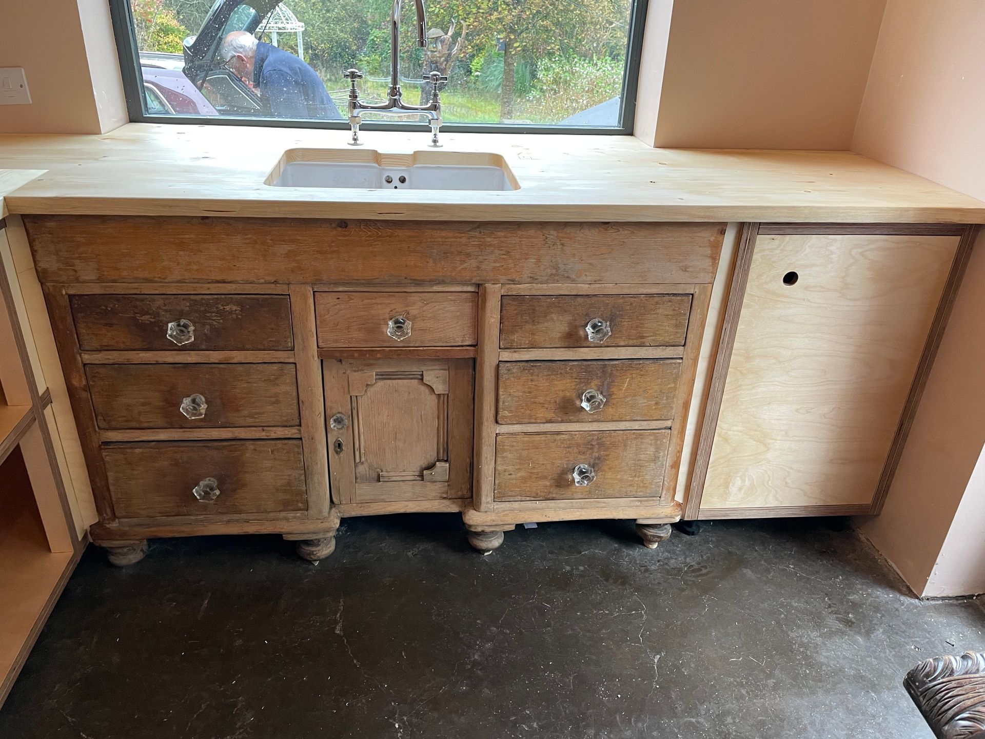 Handmade wooden kitchen
