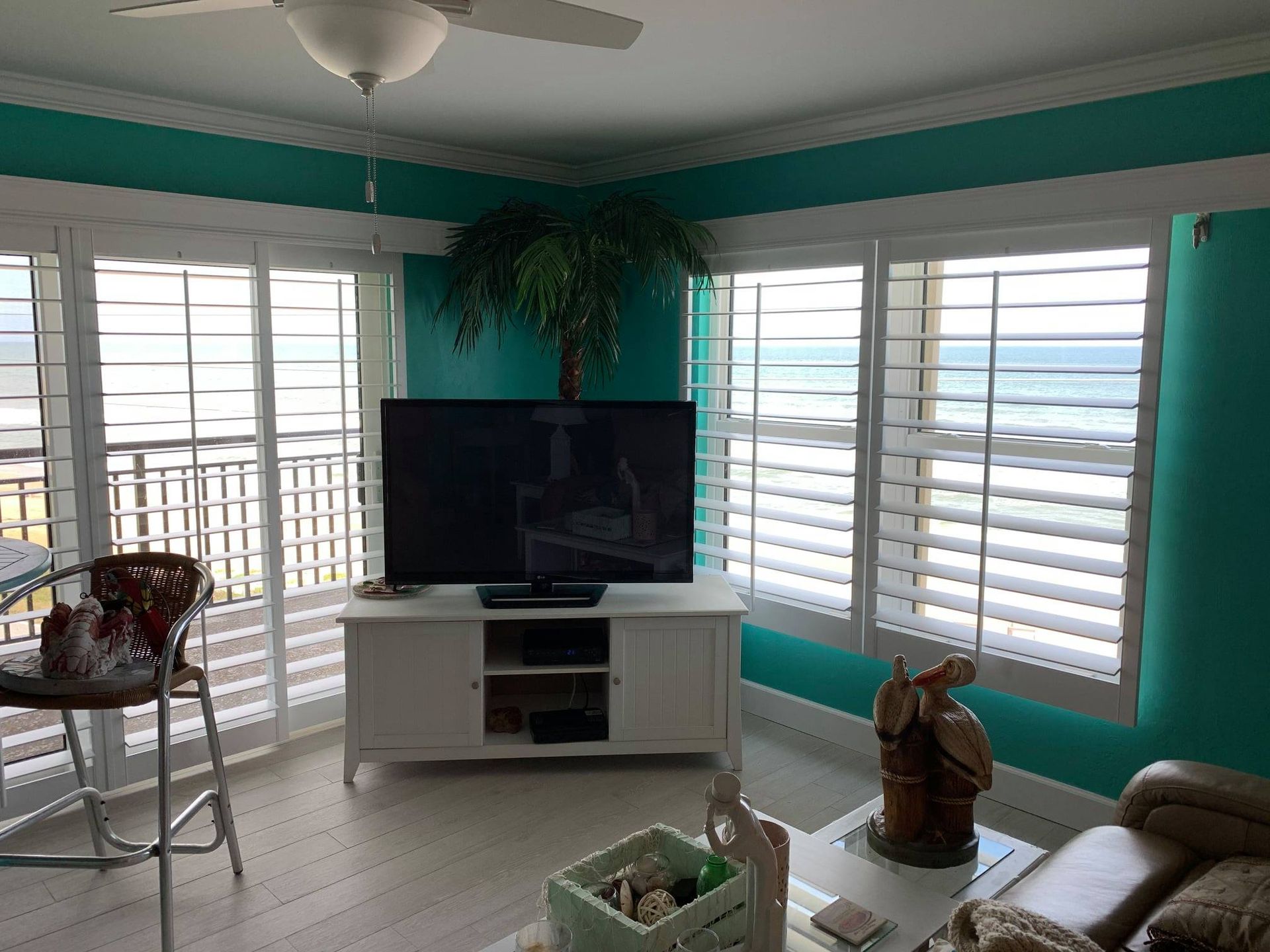Beachfront Condo Interior View.