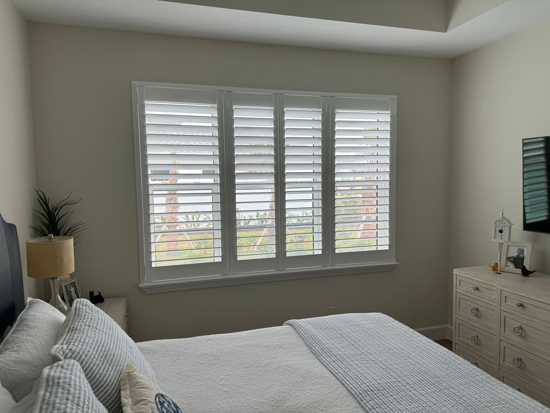 White Plantation Shutters Bedroom. White Plantation Shutters Bedroom.