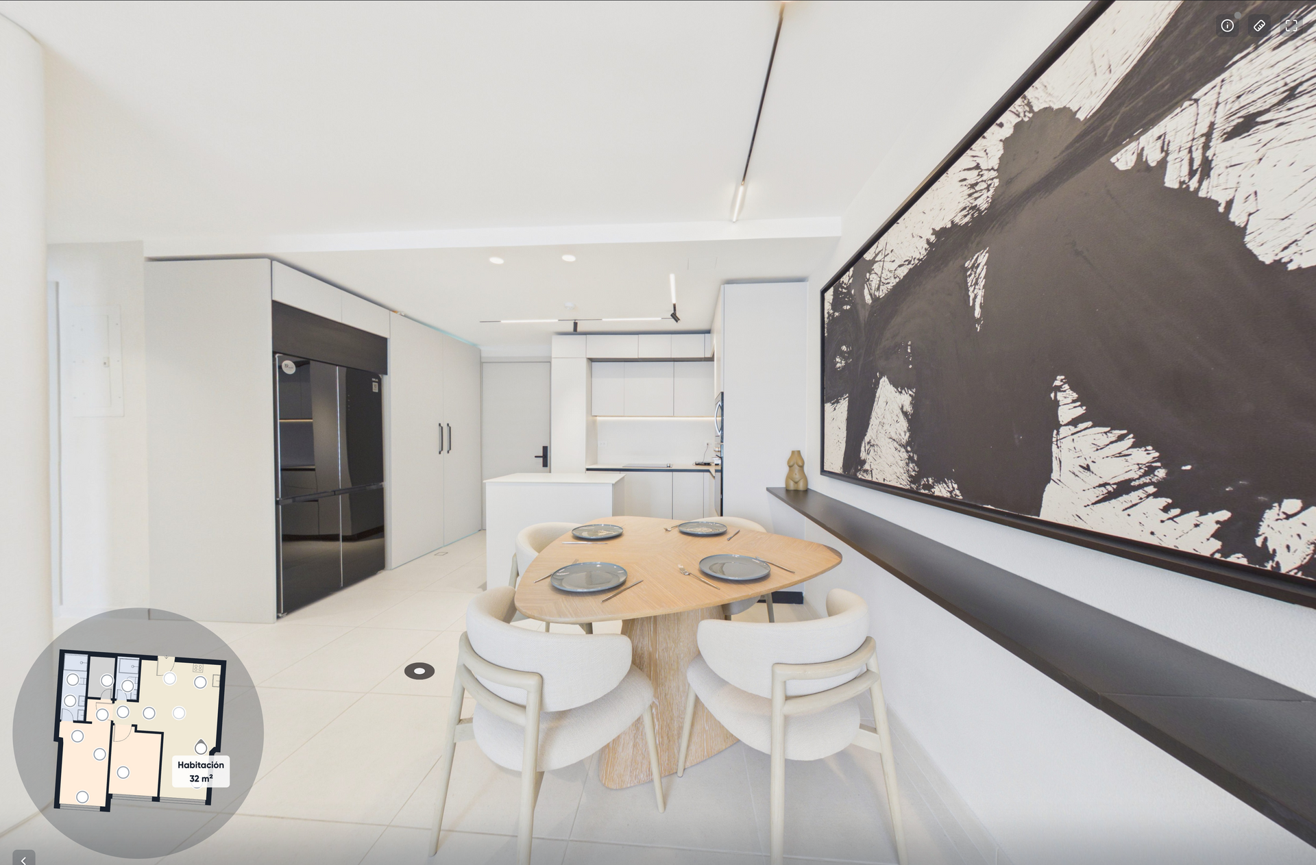 Recorrer Tour Virtual 360° Apartamento Modelo 5cero4