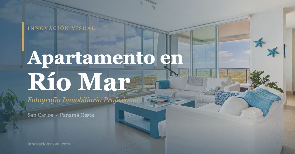 Apartamento frente al mar en Río Mar Panamá fotografiado para alquiler vacacional por Innovación Vis