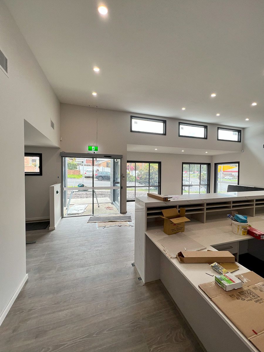 Modern Interior Under Construction With High Ceilings — JMB Electrical Services In Port Kembla, NSW