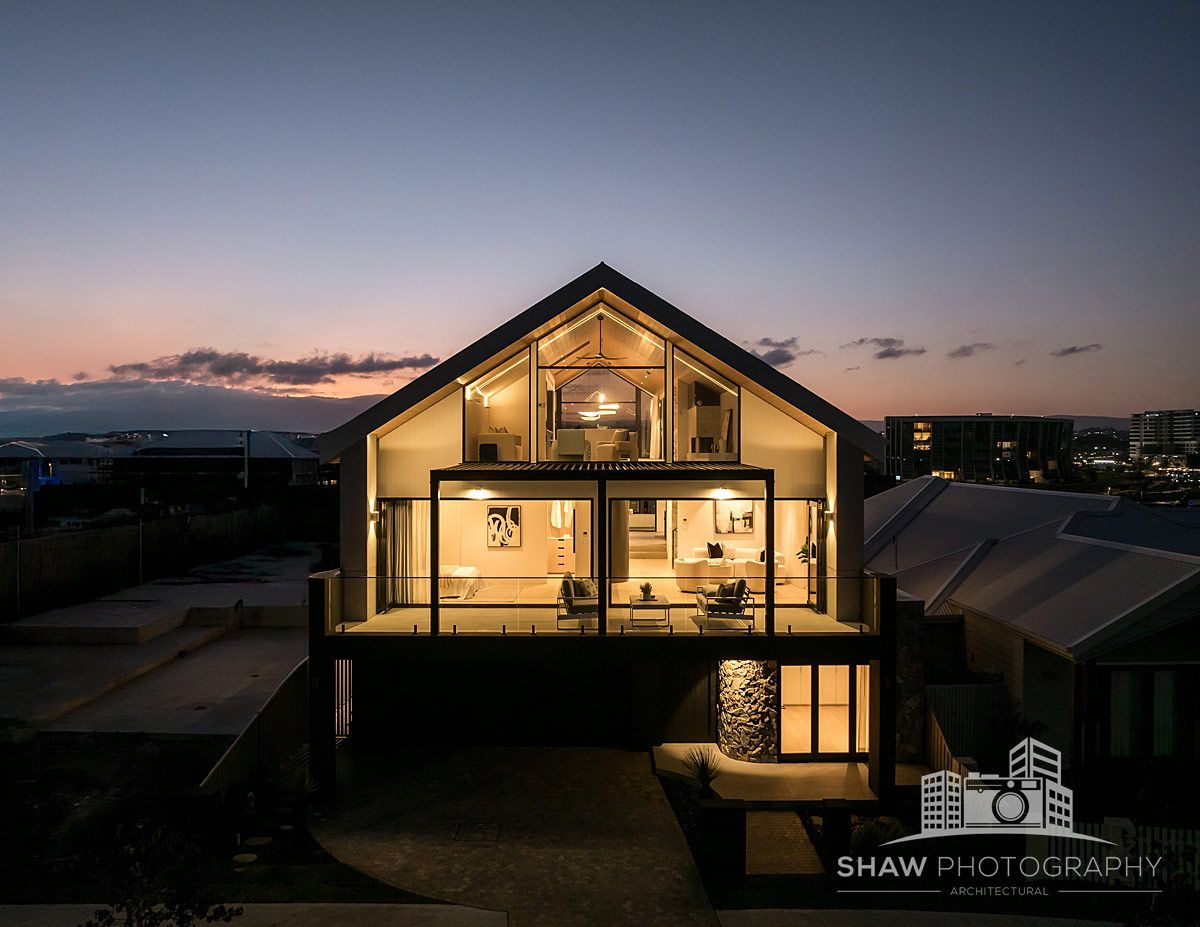 A House That is Lit Up at Night — JMB Electrical Services In Port Kembla, NSW