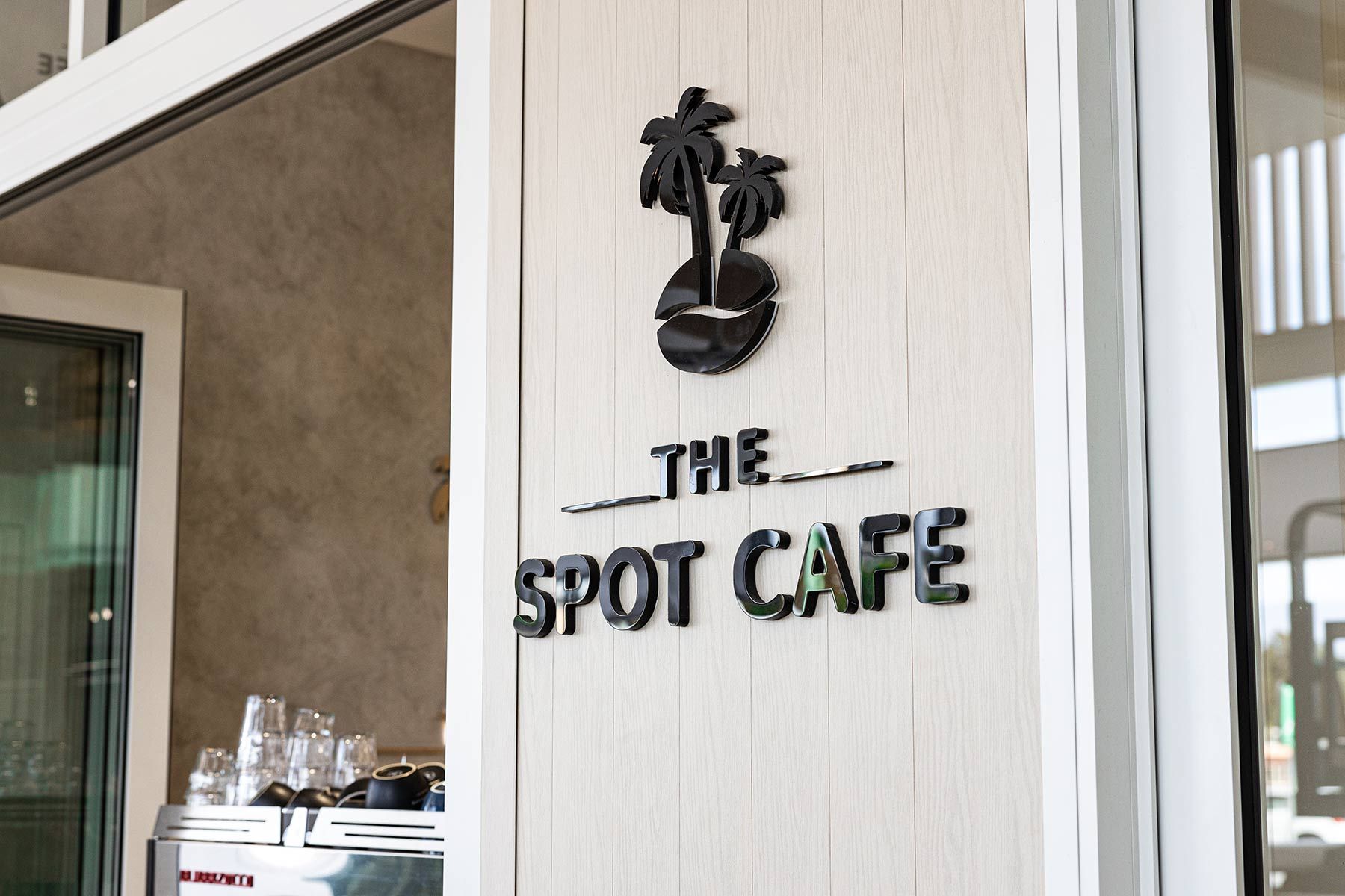 A Sign That Says the Spot Cafe on It — JMB Electrical Services In Port Kembla, NSW
