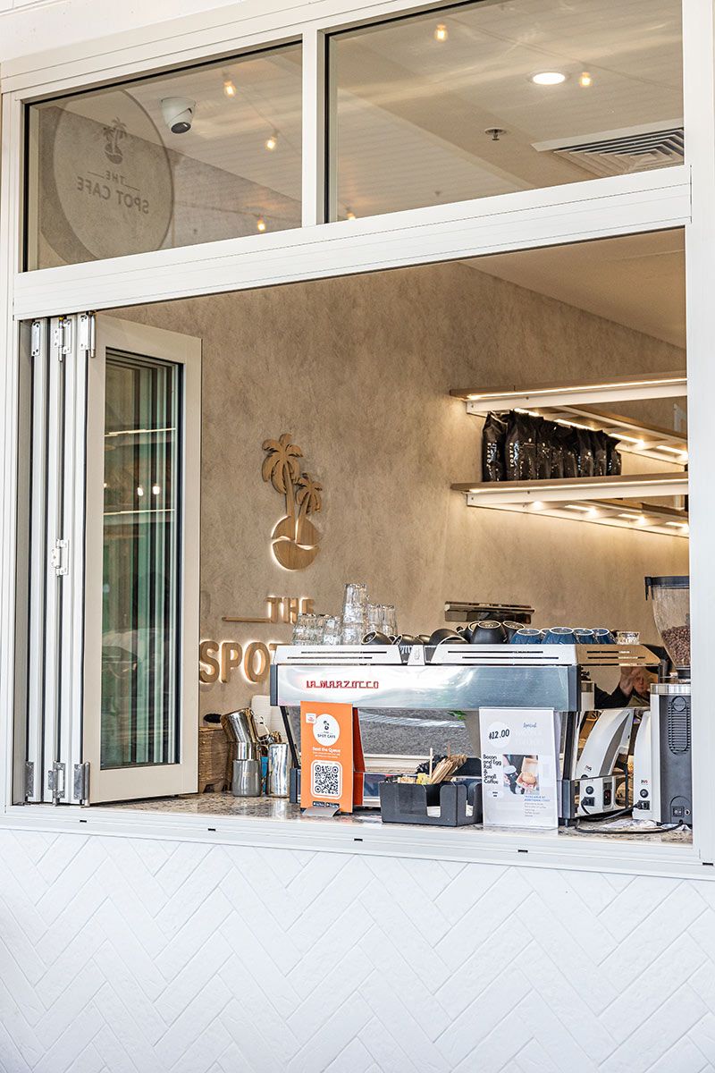 A Restaurant With a Large Window and a Counter — JMB Electrical Services In Port Kembla, NSW