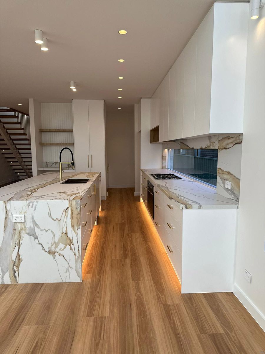 Kitchen With Under-cabinet Lighting — JMB Electrical Services In Port Kembla, NSW