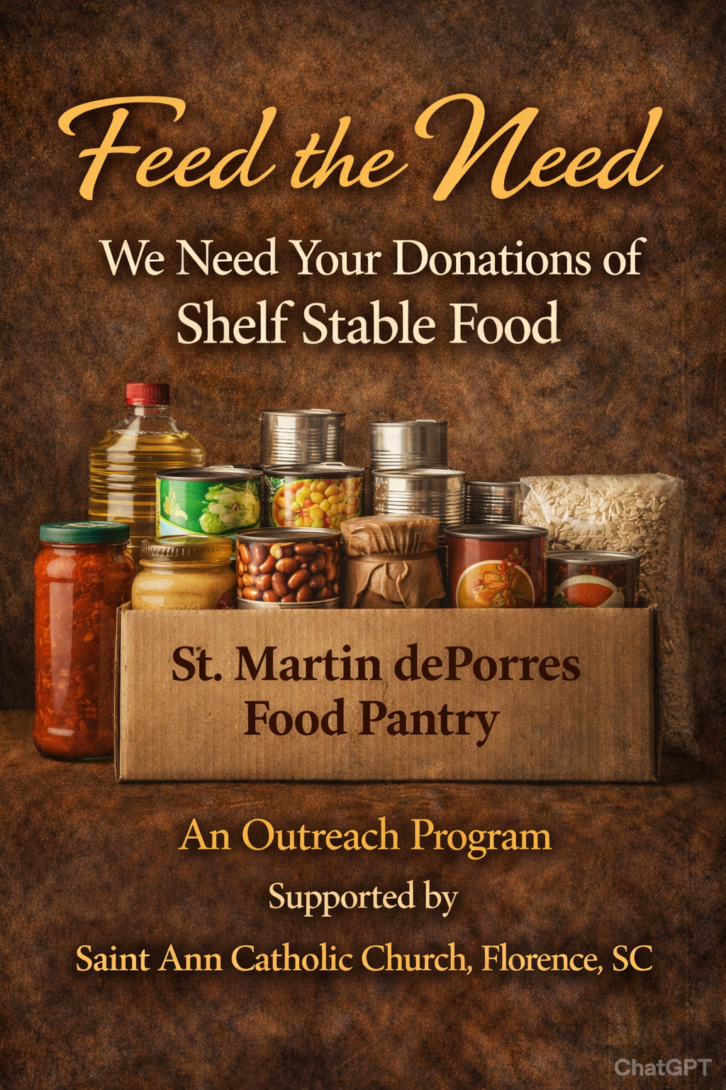 Help Us Feed the Need: We Need Your Food Donations