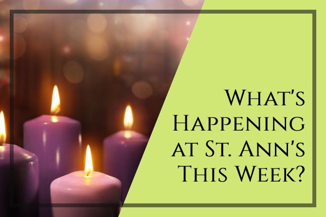 Weekly Calendar of Parish Events & Parish News