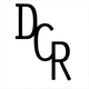 Stylized black letters “DGR” overlapping on a white background