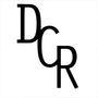 Stylized black letters “DGR” overlapping on a white background