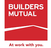 The red square logo for Builders Mutual with white text reading