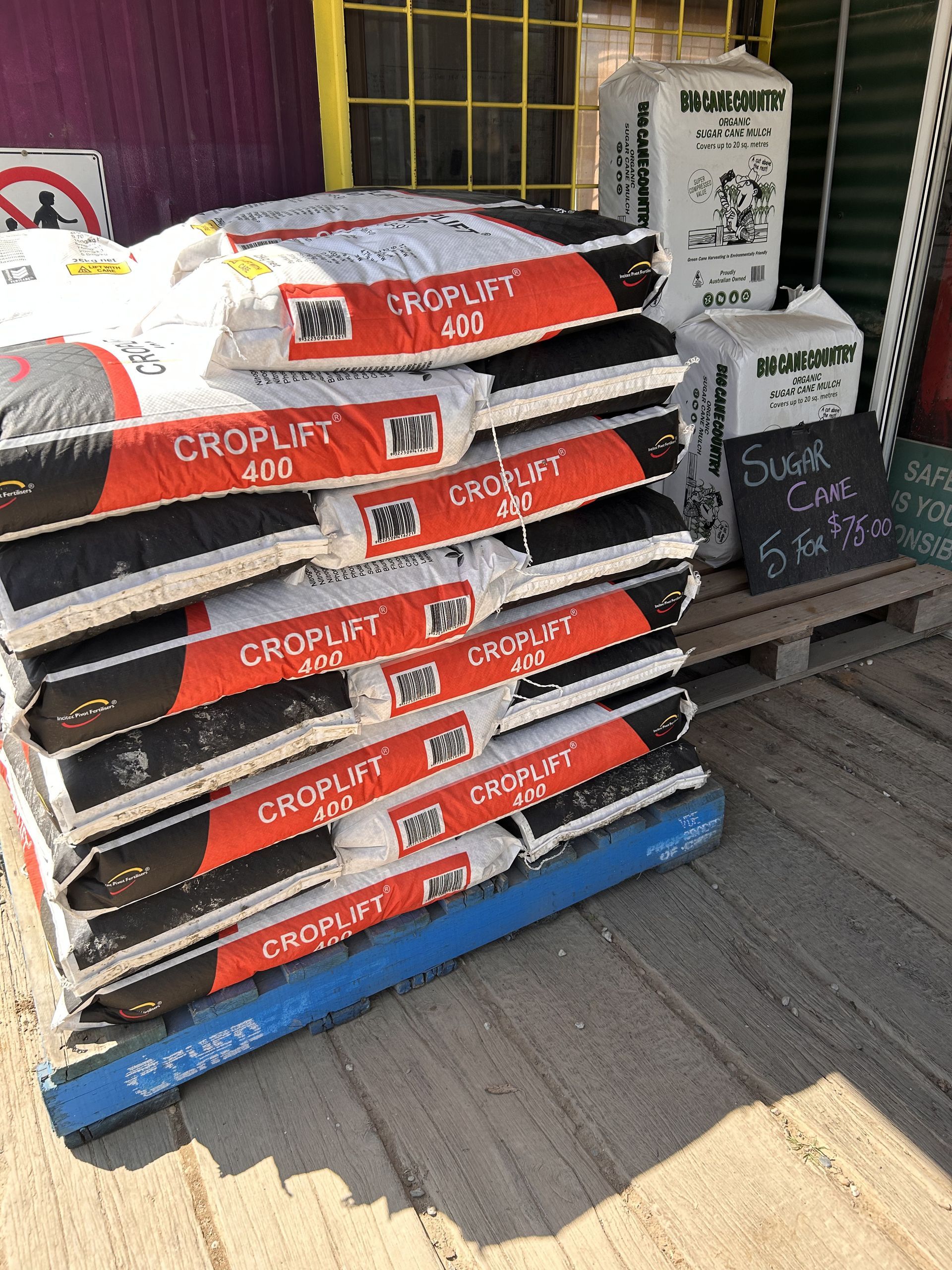 Stacked Bags Of