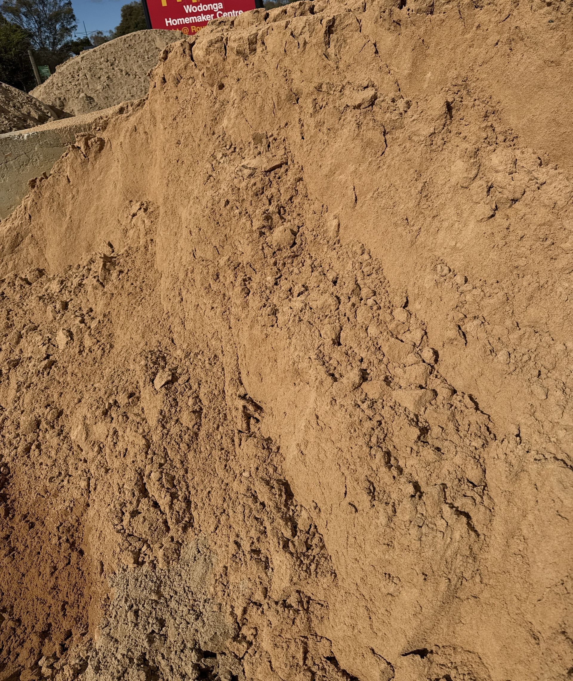 Pile Of Tan-colored Sand, Likely For Construction Or Landscaping — Wodonga Sand & Soil in Wodonga, VIC
