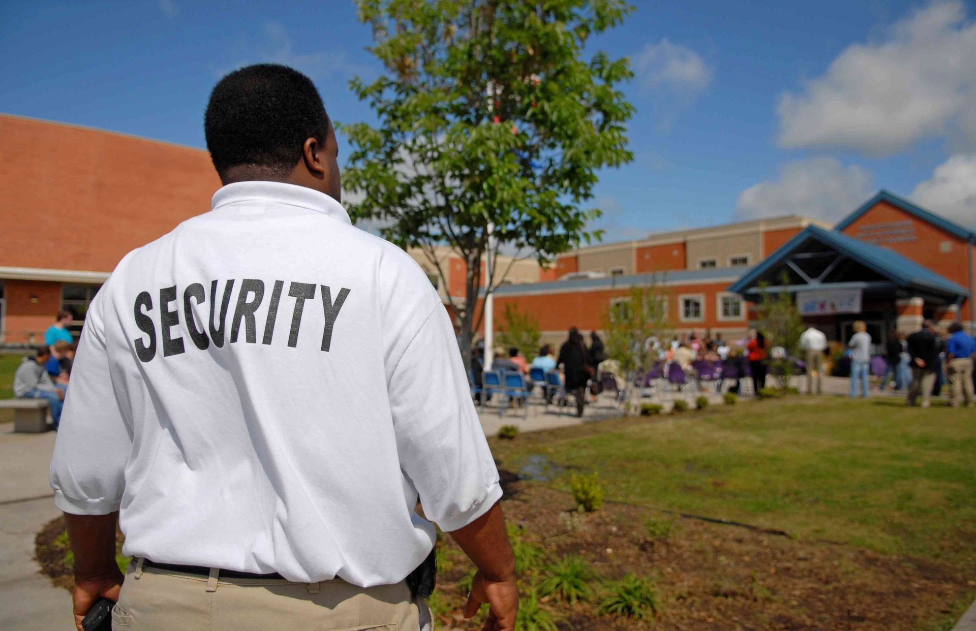 Security Guard Wearing A White Shirt — Marlboro, NY — Safety 360 Security Guard Wearing A White Shirt — Marlboro, NY — Safety 360