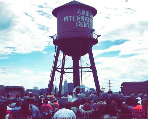 Water tower with 