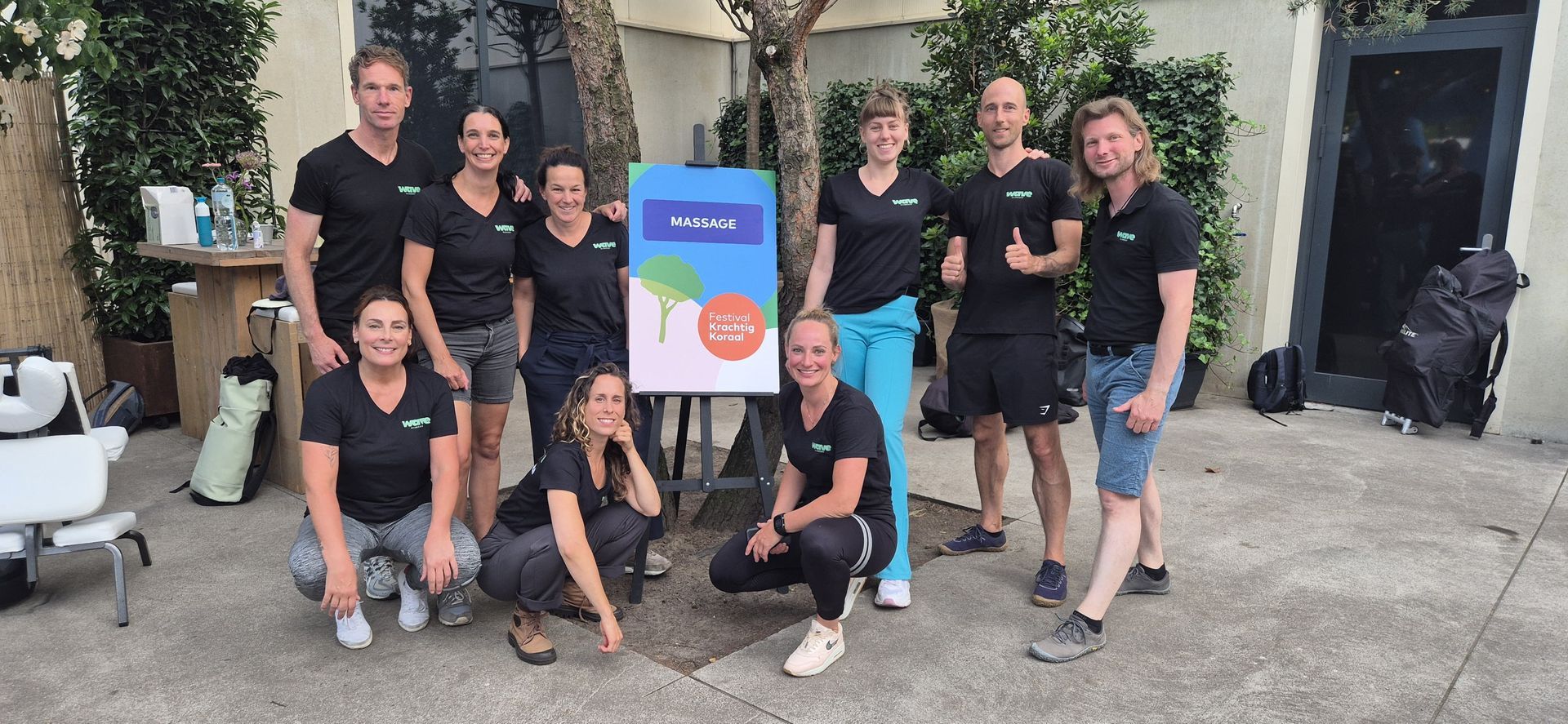 Stoelmassage team WAVE Nijmegen
