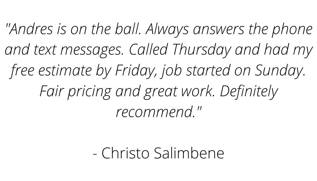 Customer review of Andres: