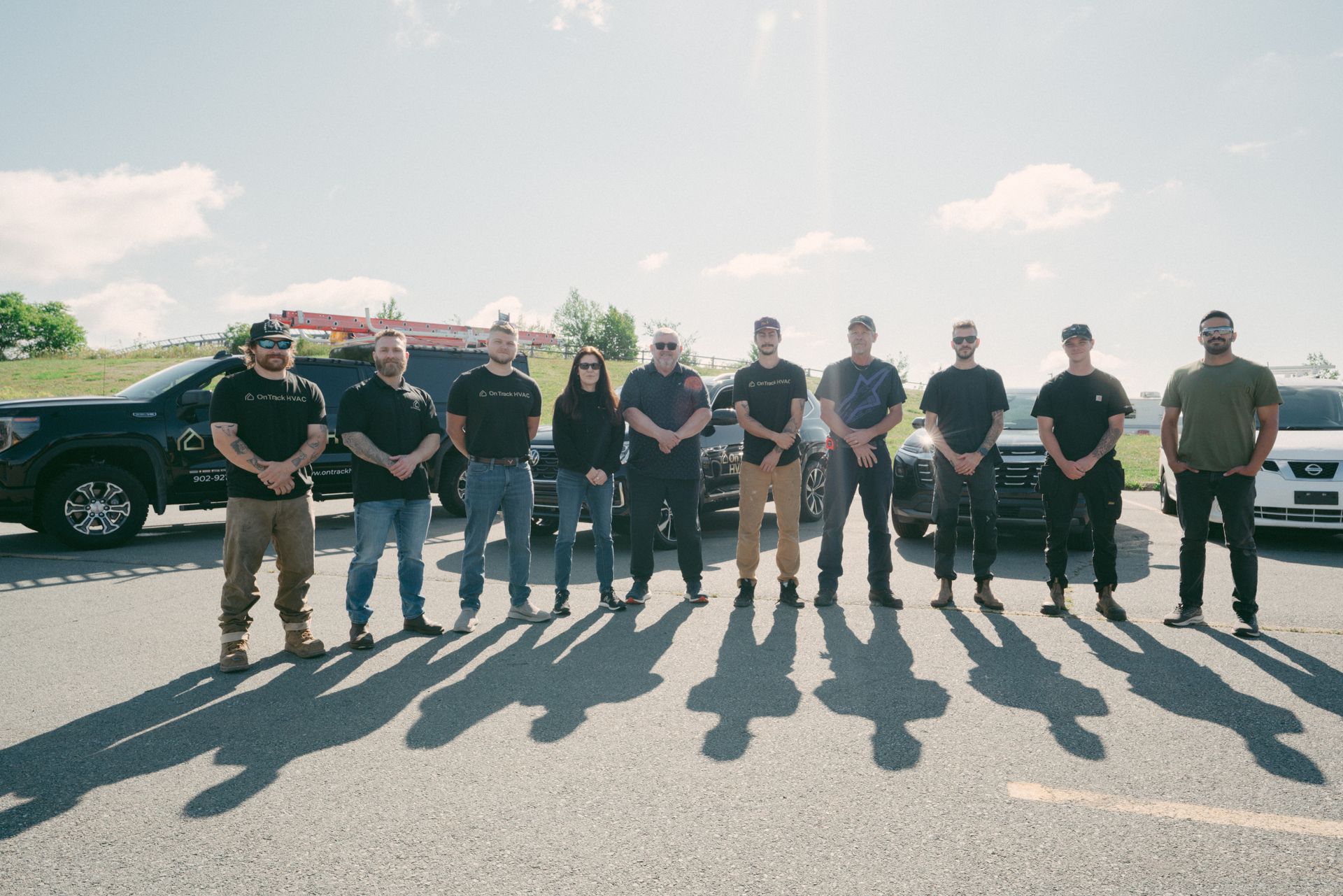 On Track HVAC Team Photo