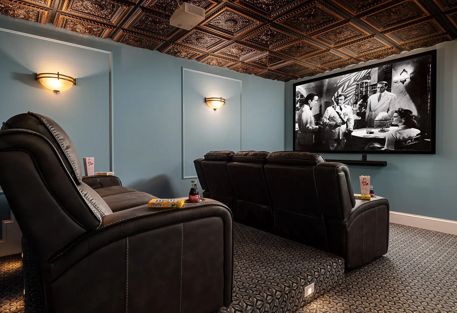 movie seating area