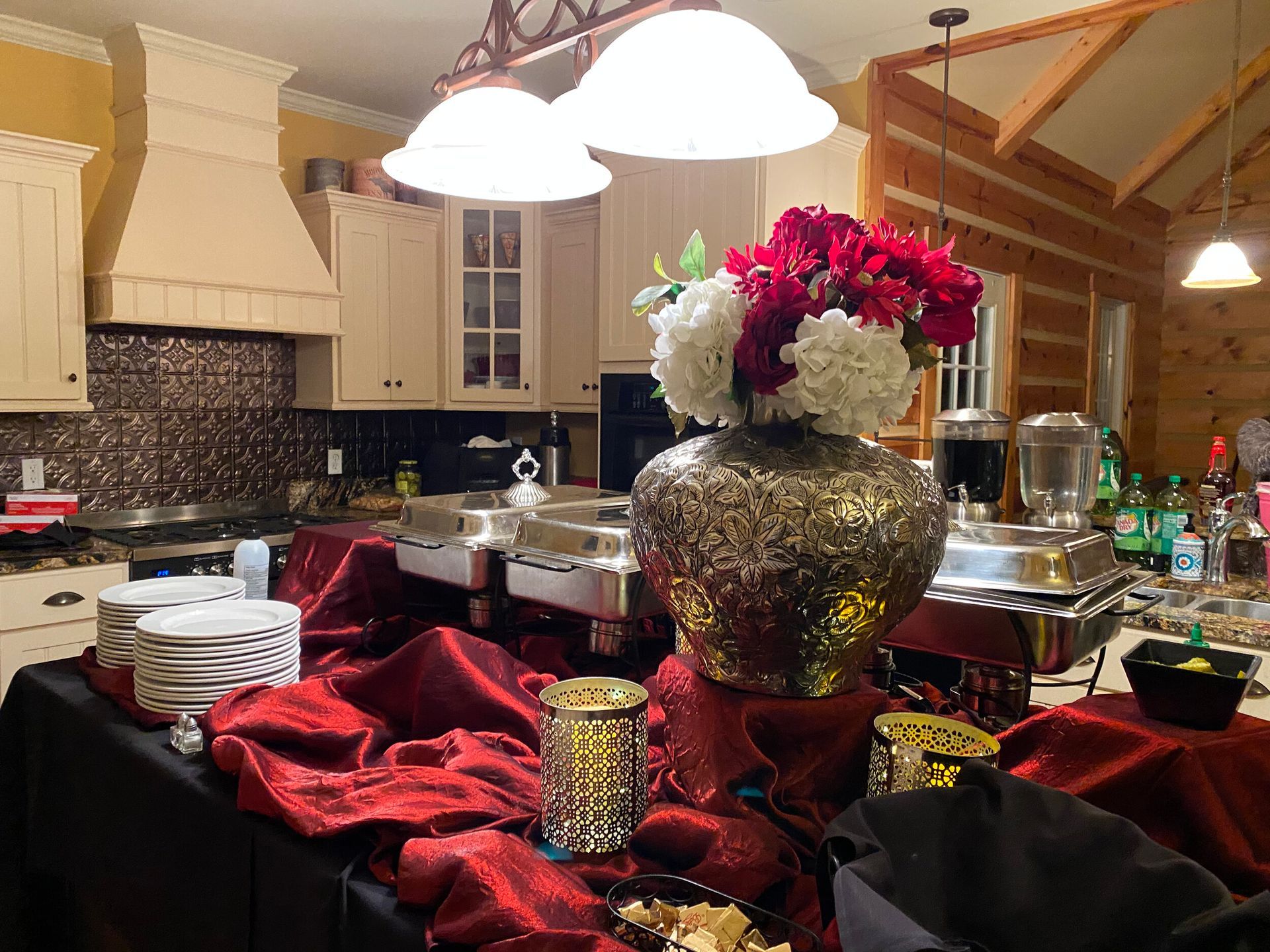 Kitchen and dining area