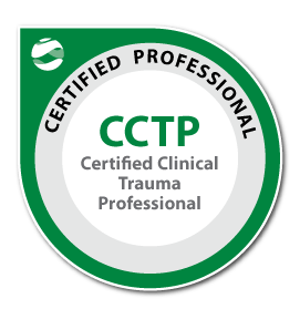 CCTP certification badge. Green and white emblem with 