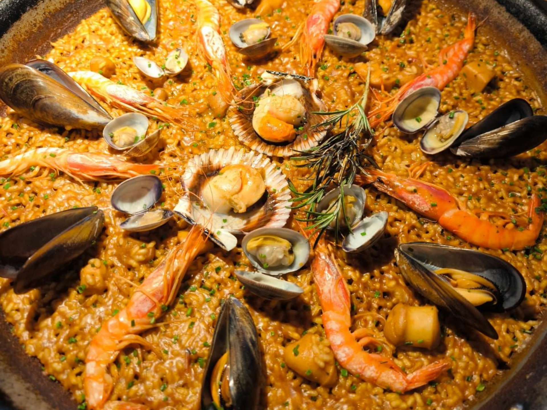 Paella Valenciana in the Barcelona