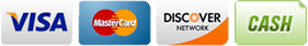 Accepted payment methods logo
