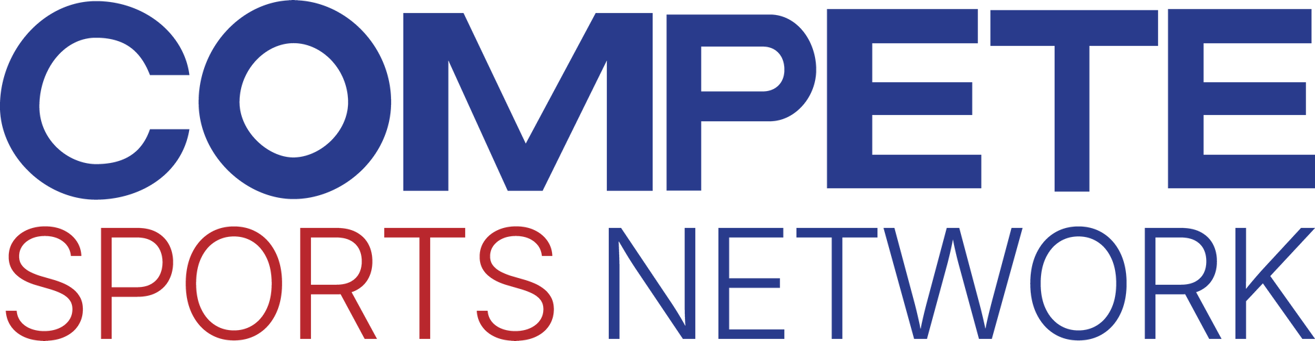 Compete Sports Diversity The logo for compete sports diversity is blue and red.