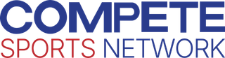 Compete Sports Diversity The logo for compete sports diversity is blue and red.