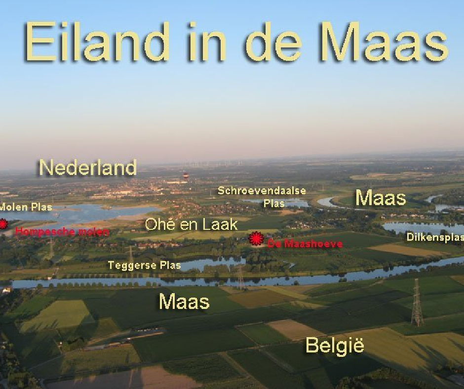 Lucht Foto Maashoeve en omgeving