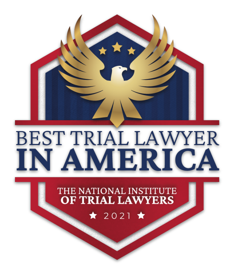 A logo for the national institute of trial lawyers