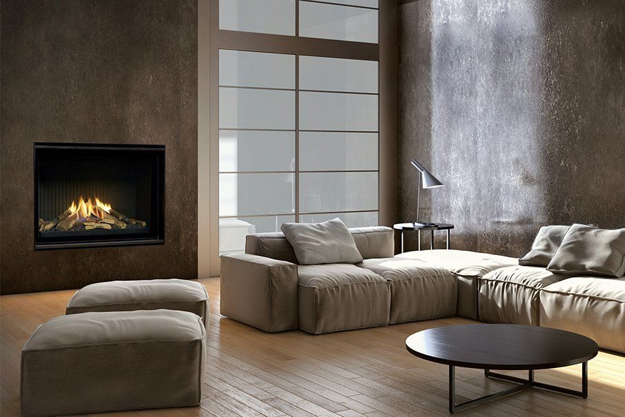 Luxury gas log fire heater 