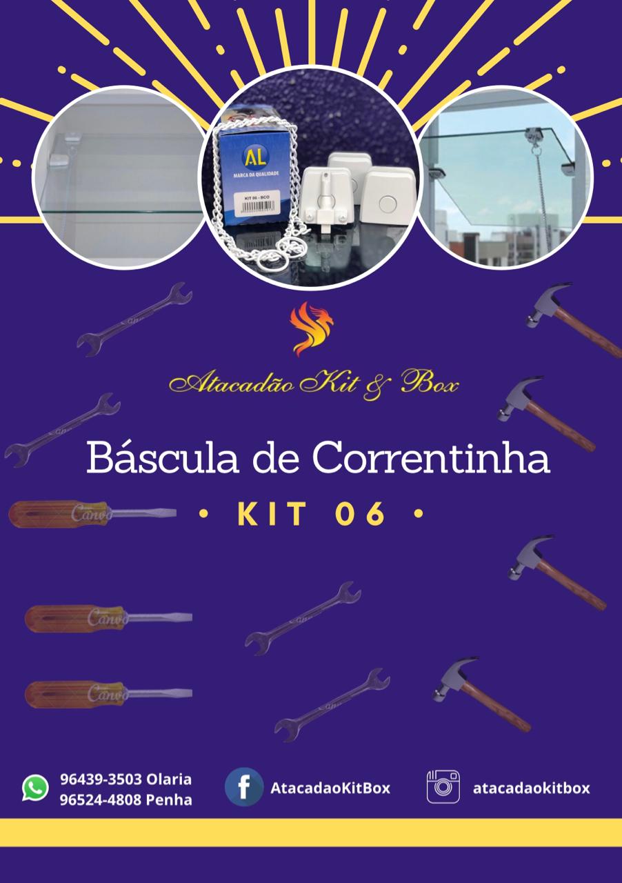 Kit 06 para Báscula de Correntinha - Atacadão Kit e Box